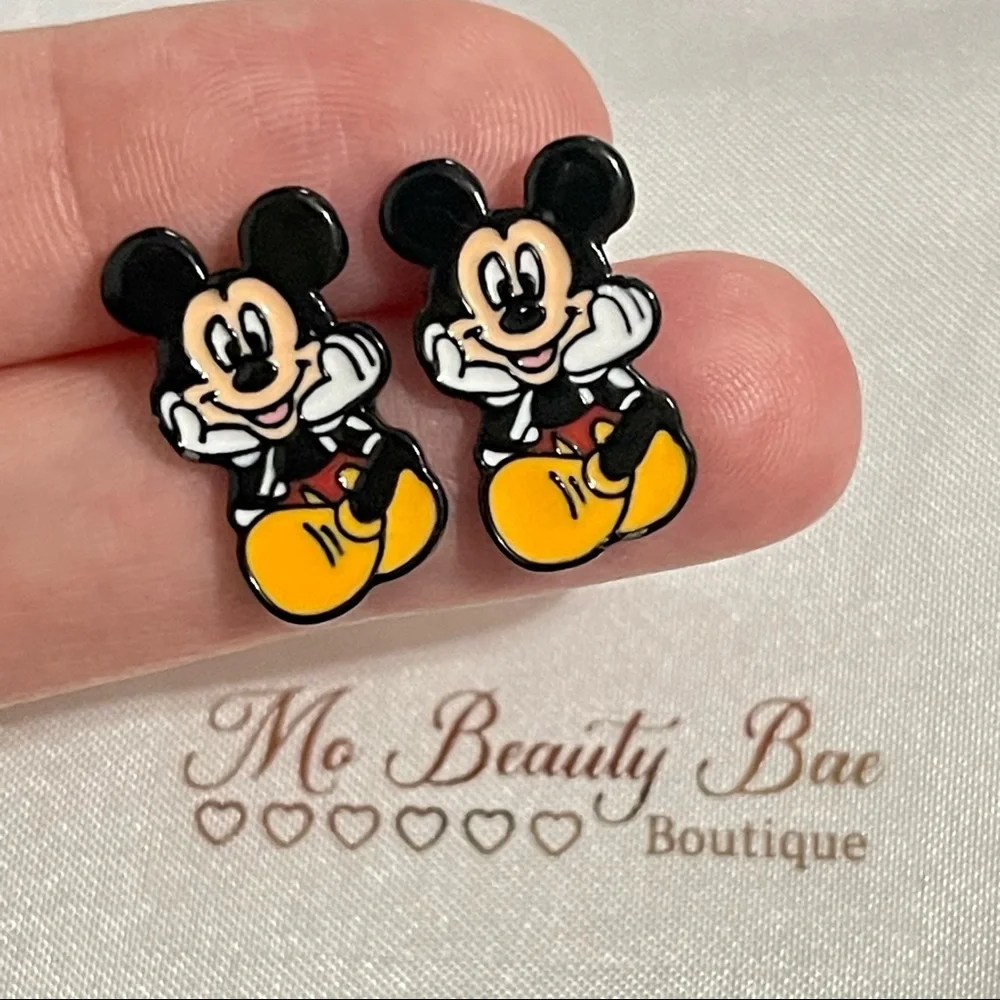 Mickey Mouse Stud Earrings - Picture 1 of 5